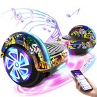 New 6 5  Smart Balance Wheel Hoverboard For Kids W  Bluetooth   Led Lights