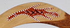 Aboriginal Australian Art Boomerang  Handcrafted And Signed   not For Throwing 