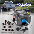Megaflint Trailer Winchreversible Electric Winch For Boats Up To 6000 Lbs 12v