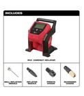 Milwaukee M12 Cordless Compact Inflator 2475-20  tool Only 
