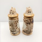 Vintage Salt   Pepper Shakers   Hand Painted  Made In Japan Rare Beer Steins