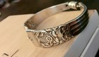 Vintage Oneida Community Coronation 1936 Silver-plated Spoon Bracelet Floral 