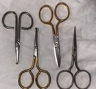 Vintage Embroidery Scissors - 4ct