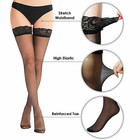 Lady s Lace Top Stay Up Stockings Thigh-high Sheer Pantyhose Stockings For Women