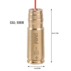 9mm Laser Bore Sighter Red Dot Boresight 9 Mm Cartridge Bore Sight Hunting Tool
