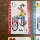 Vintage Walt Disney Disneyland Lot Of 4 Goofy  5 Playing Cards Wdp Read