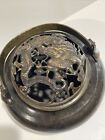 Antique Bronze Censer Sculpture Chinese Dragon Japanese 19th Century Pot Bowl