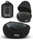 Snux Travel Pillow With Hood - 360 Neck Support - Memory Foam Neck Pillow