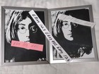 2 Lot Super Rare 1980 s John Lennon Black And White Pictures Sketch Art Prints