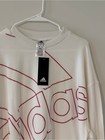 Nwt Adidas White Sweatshirt With Hazy Rose Accents Women   s Large