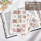 Laminated Bible Tabs For Women   Men - Large Print Study A-boho