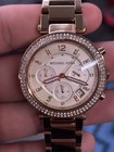 Michael Kors Mk5354 Parker Glitz Women s Gold-tone Analog Bracelet Watch
