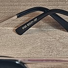 Vintage Inspired Oversized Aviator Sunglasses 8129 Black Blue Gradient Lenses   