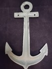 Nautical Ships Anchor Wall Plaque Bronze Look Metal Cast Iron  7 1 2   