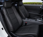 For Nissan 350z 2003-2006 Iggee S leather Custom Made Fit Seat Covers Pair Black