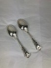 2 Tiffany   Co Sterling Silver English King Pattern 5 7 8  Teaspoon