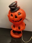 Empire Mr Pumpkin Blow Mold Vintage Halloween Jack O Lantern Top Hat Pumpkin  69