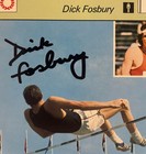 Dick Fosbury   signed Sportscaster Card                       Olympic Champion