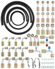54pcs Ac Hose And Fitting Kit  6 5ft  6  8  10 Ac Hoses    6  8  10 Ac Fitting