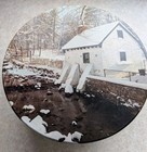 Tin Of Vintage Sewing Notions And Ribbons Some Wooden Spools