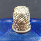 Antique Sbc Simon Brothers Leaf Pattern Thimble Size 8