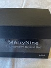 Merry Nine 3 In  Clear Crystal Ball Orb For Photography With Accessories   Box