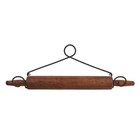 Kitchen Towel Rolling Pin Wall Holder Country Farmhouse Primitive