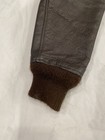 Vintage Navy G-1 Men s Brown Leather Bomber Flight Jacket Mil-j-7823d  wp 