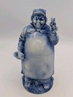 Antique 1940s Porcelain Schafer Vater Butcher Liquor Bottle Decanter Germany