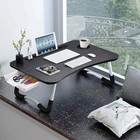 Laptop Tray Lap Desk Stand Adjustable Bed Table Notebook Tray Cup Slots Foldable
