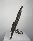 Antique Victorian Cast Iron Picture Photo Frame Ornate