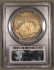 1935 Belgium Silver 50 Francs Railway Centennial Pcgs Ms65