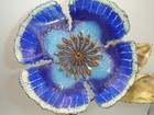 Vintage Curtis Jere Signed Copper Enamel Flower Mid Century