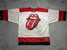 Vintage 1997 Rolling Stones Tour Promo Rare Hockey Jersey Logo Athletic Size Xl