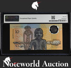 Australia Commemorative 10 Dollars 1988 P 49a Polymer Prefix Aa Unc Pmg 66 Epq