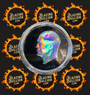 Black Ruthenium   Silver Hologram Eisenhower Ike U s  Dollar Holonight W coa