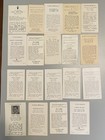 24 Vintage Catholic Holy Cards Memorial Prayer Cards Jesus Mary Saints Pope Lot