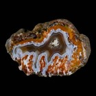 2 8  Polished Cut Agate Geode Crystal Quarts Chalcedony Mineral Specimen