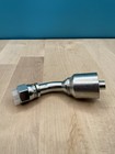 6 Parker Style 13743-6-6 Hydraulic Hose Crimp Fittings 3 8    Hose X 3 8    Fjic 45