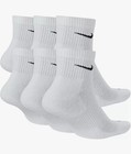Nike Socks Everyday  Training Cushioned Dri-fit Ankle Socks Large 6 Pairs