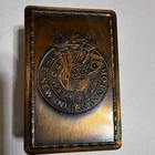 Vintage 1910   s Indian Motorcycle Copper Matchbox Holder Case Powerplus Motor