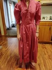 Vtg Kruger Dirndl Traditional Dress Women s 34  small  Pink Floral Oktoberfest