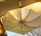 Yellow Doll Umbrella Orange Folding Hard Case Japan Anime Cartoon Nib Yellow New