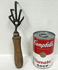 Antique 5 Forged Claw Wood Handle Garden Hand Skeletal Cultivator Tool 7 7 8 
