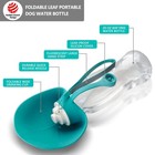 Tiovery Dog Water Bottle For Walking  Pet Water Dispenser Feeder Container Porta