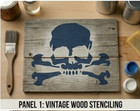 Skull Stencil     Skull And Bones Template     Pirate Skull Stencil - Skull Template