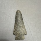 Knapped Stone Gray Spearhead   Projectile Point Blade Ancient Artifact 