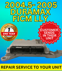 2004-2005 Silverado Sierra Ficm Lly Chevrolet Gmc Duramax 6 6 Repair Service