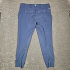 Ariat Tri Factor Grip Kp Breeches Women   s 36r Blue Equestrian Riding Pants Pro