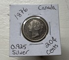 1876 Canada 20 Cents  925 Silver